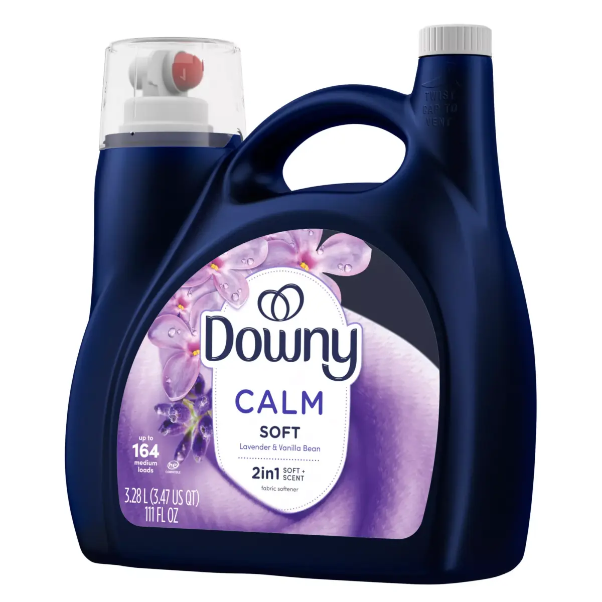 Downy Ultra Soft Calm Fabric Softener - Lavender & Vanilla Bean, 164 loads/111 oz. - Image 3