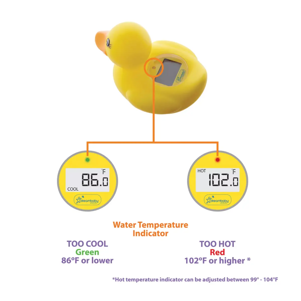 Dreambaby Room & Bath Thermometer, 2 pk. - Image 3
