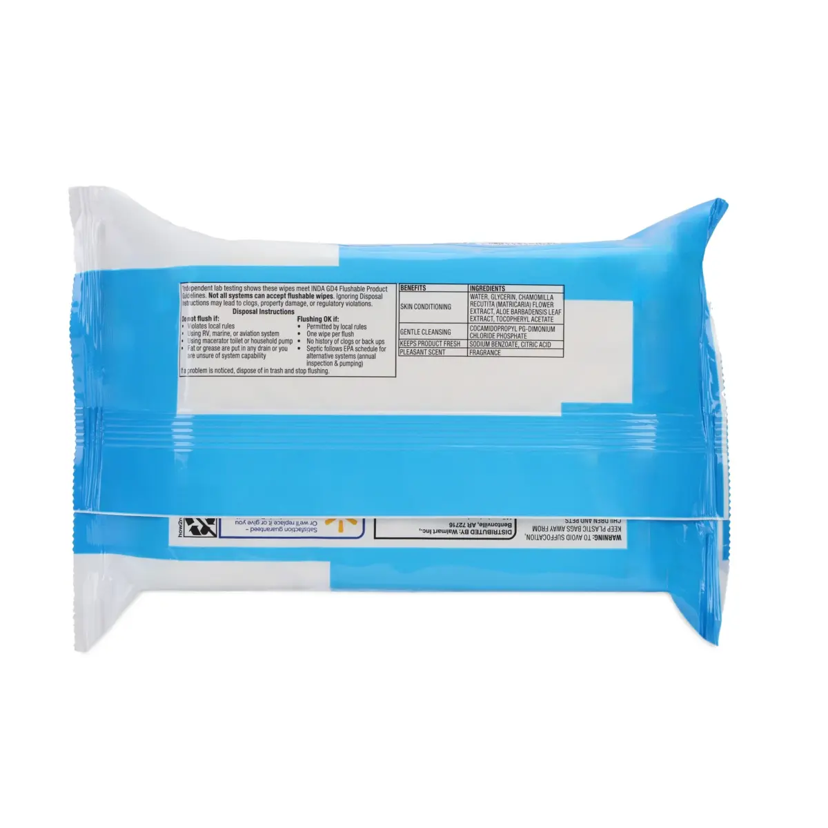Equate Flushable Wet Wipes, Fresh Scent, 240 Wipes (5 Pack), Compare to Cottonelle® - Image 11