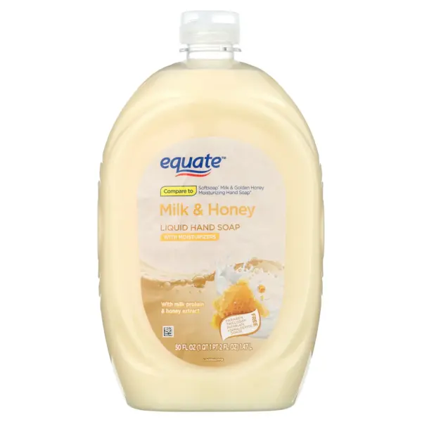 Equate Milk and Honey Liquid Hand Soap, 50 fl oz