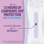 Equate Options Women's Incontinence Pads, Ultimate Absorbency, Long Length (51 Count), Compare to Poise® - Image 6