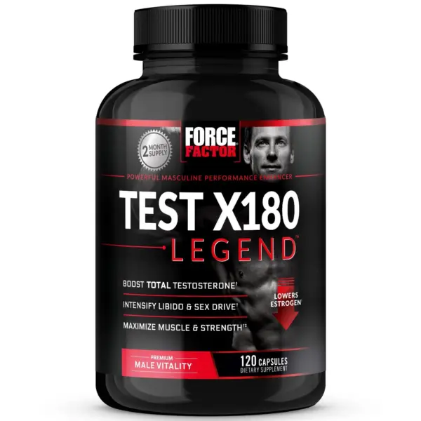 Force Factor Test X180 Legend Testosterone Booster Capsules 120 ct.