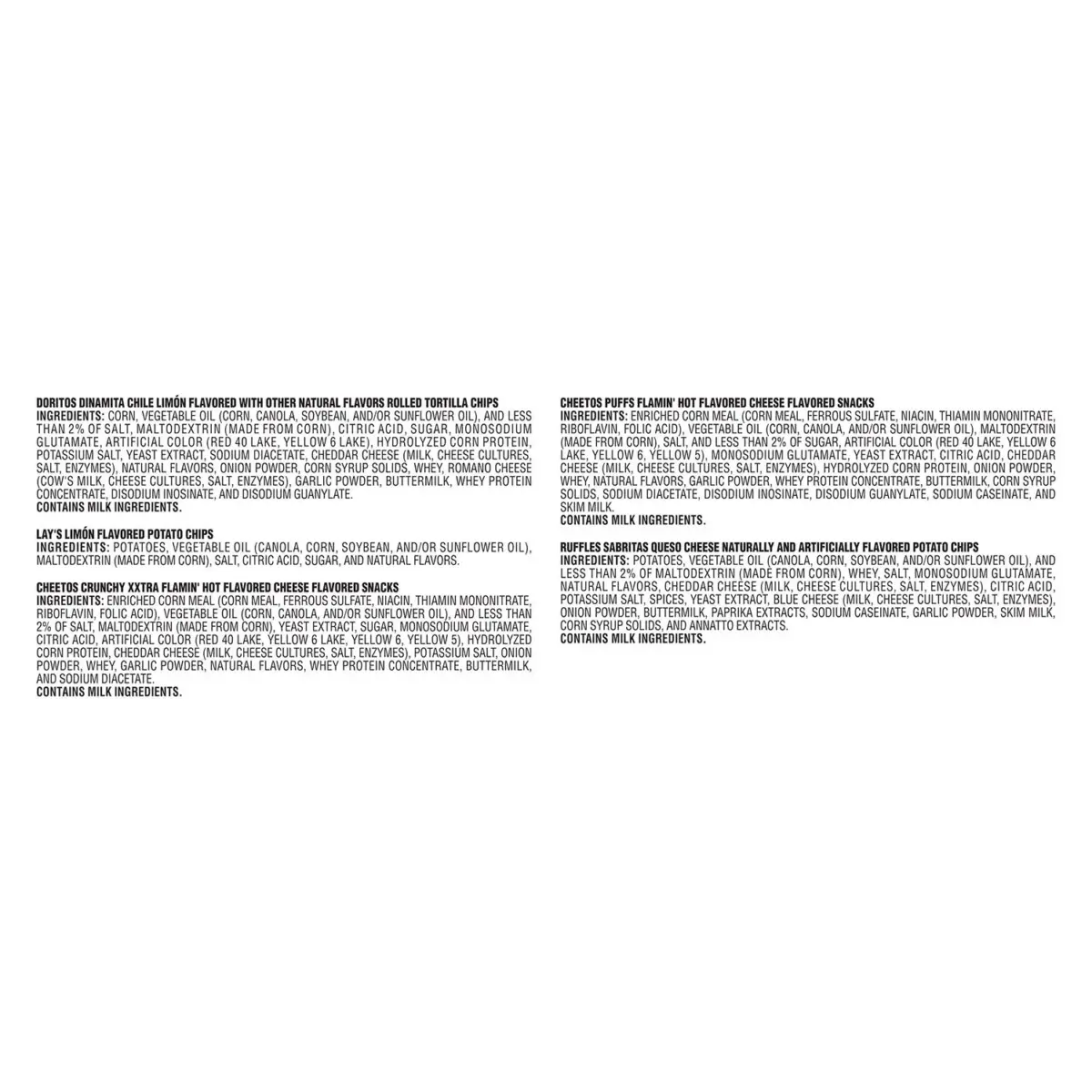 Frito-Lay Fiesta Favorites Mix, Variety Pack Chips & Snacks, 30 pk. - Image 4