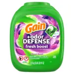 Gain Flings Laundry Detergent Pacs + Oxi and Odor Defense Fresh Boost - Vibrant Bloom, 108 ct. - Image 2