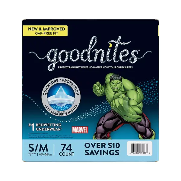 Goodnites Boys' Nighttime Bedwetting Underwear (Select Size)