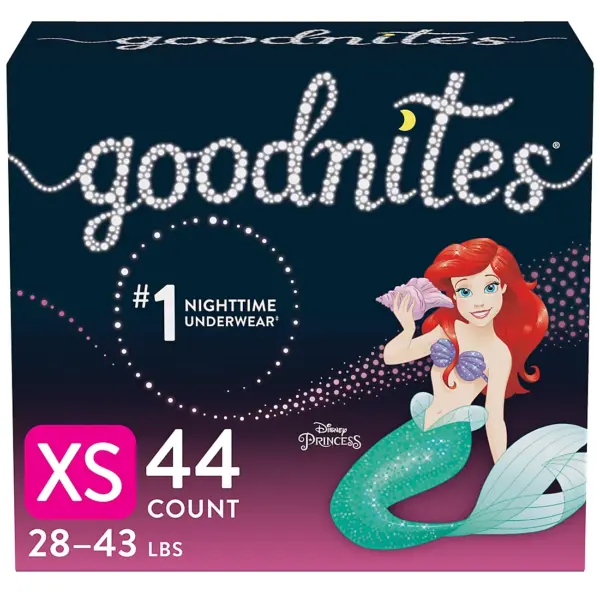 Goodnites Girls' Nighttime Bedwetting Underwear (Select Size)