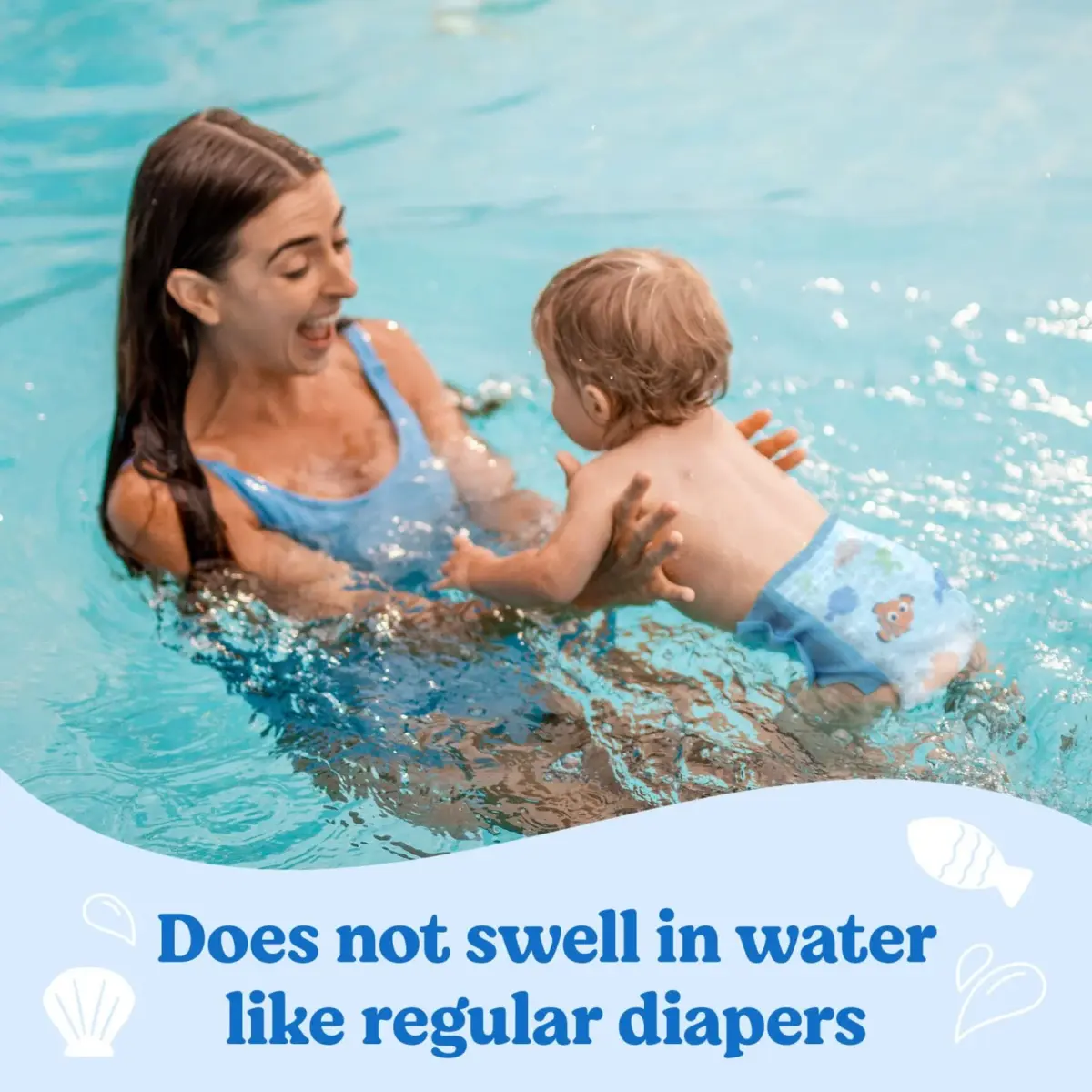Huggies Little Swimmers Swim Diapers, Sizes 3-6 - Image 9
