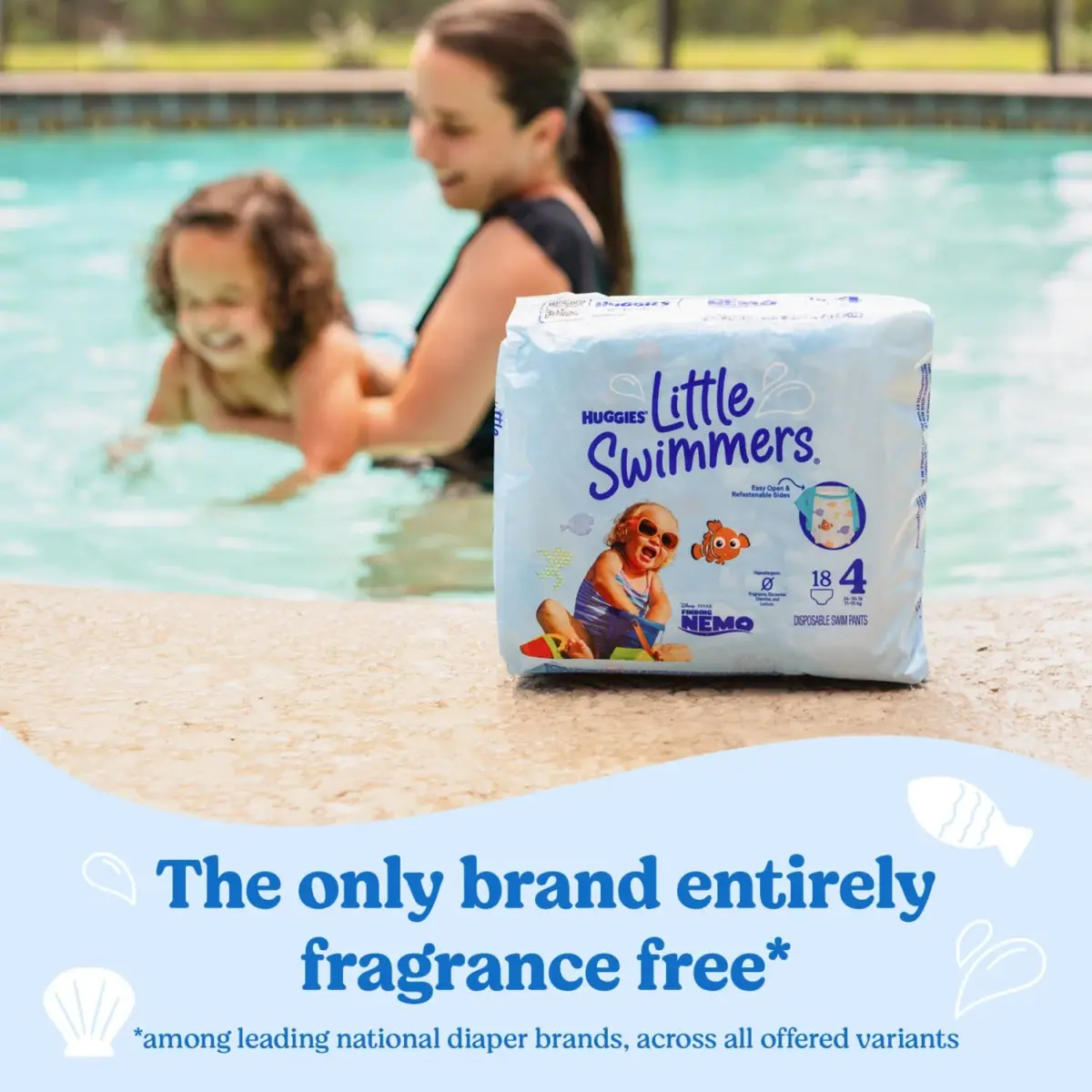 Huggies Little Swimmers Swim Diapers, Sizes 3-6 - Image 6