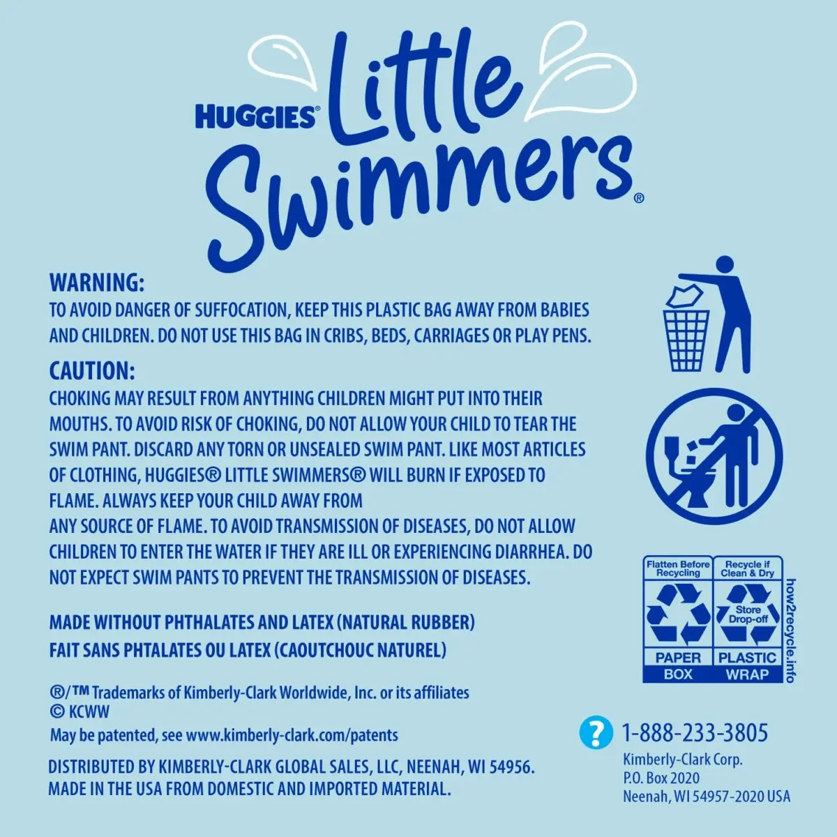 Huggies Little Swimmers Swim Diapers, Sizes 3-6 - Image 4