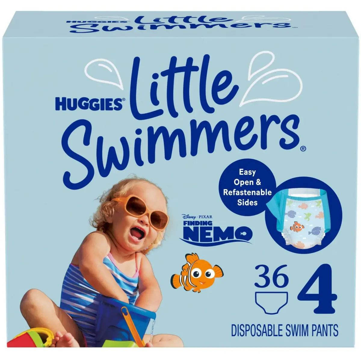 Huggies Little Swimmers Swim Diapers, Sizes 3-6 - Image 2