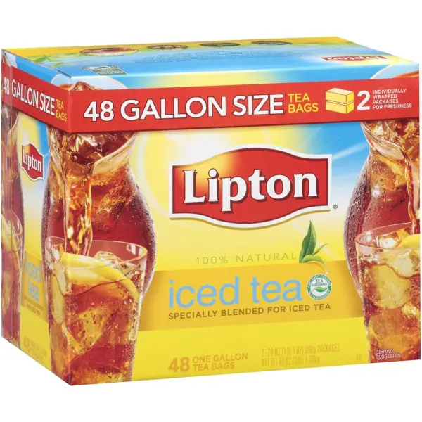 Lipton Iced Tea, Gallon Size Tea Bags, 48 ct.