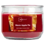 Mainstays 11.5 Ounce Warm Apple Pie 3-Wick Glass Jar Candle
