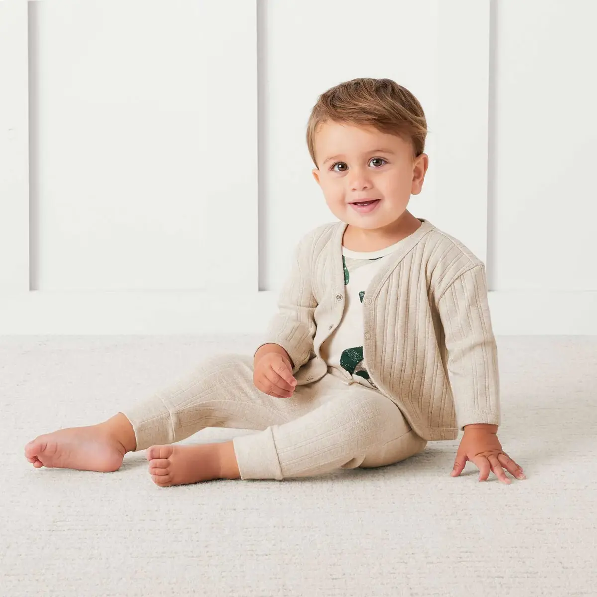 Member's Mark Baby 2-Pack Organic Cotton Cardigan - Image 1