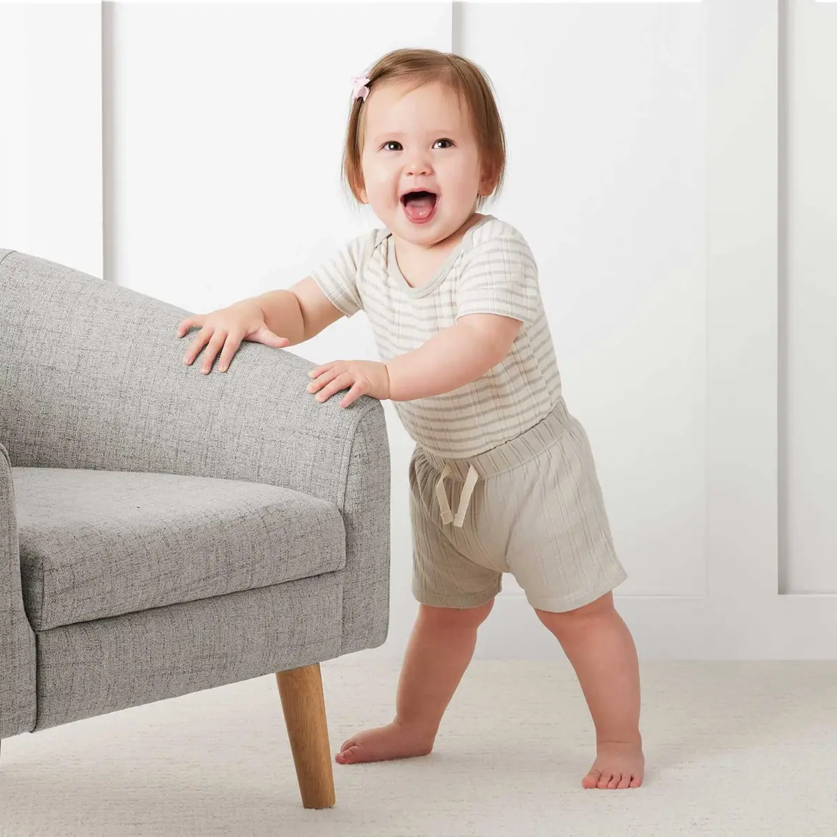 Member's Mark Baby 3-Pack Organic Cotton Bloomer Short - Image 1