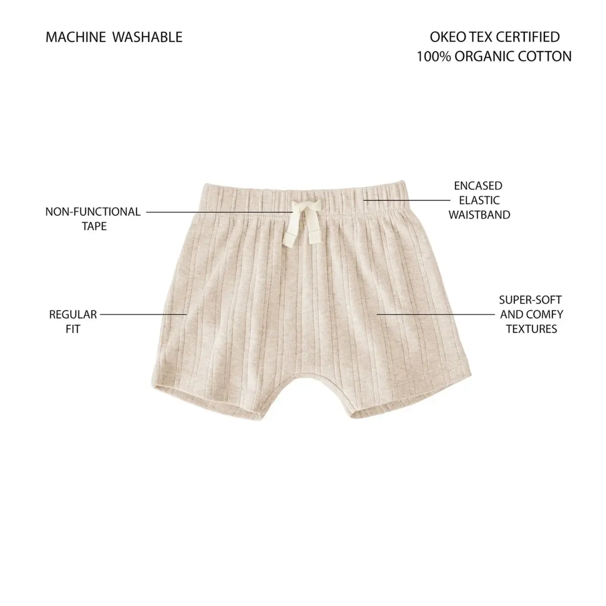 Member's Mark Baby 3-Pack Organic Cotton Bloomer Short - Image 6