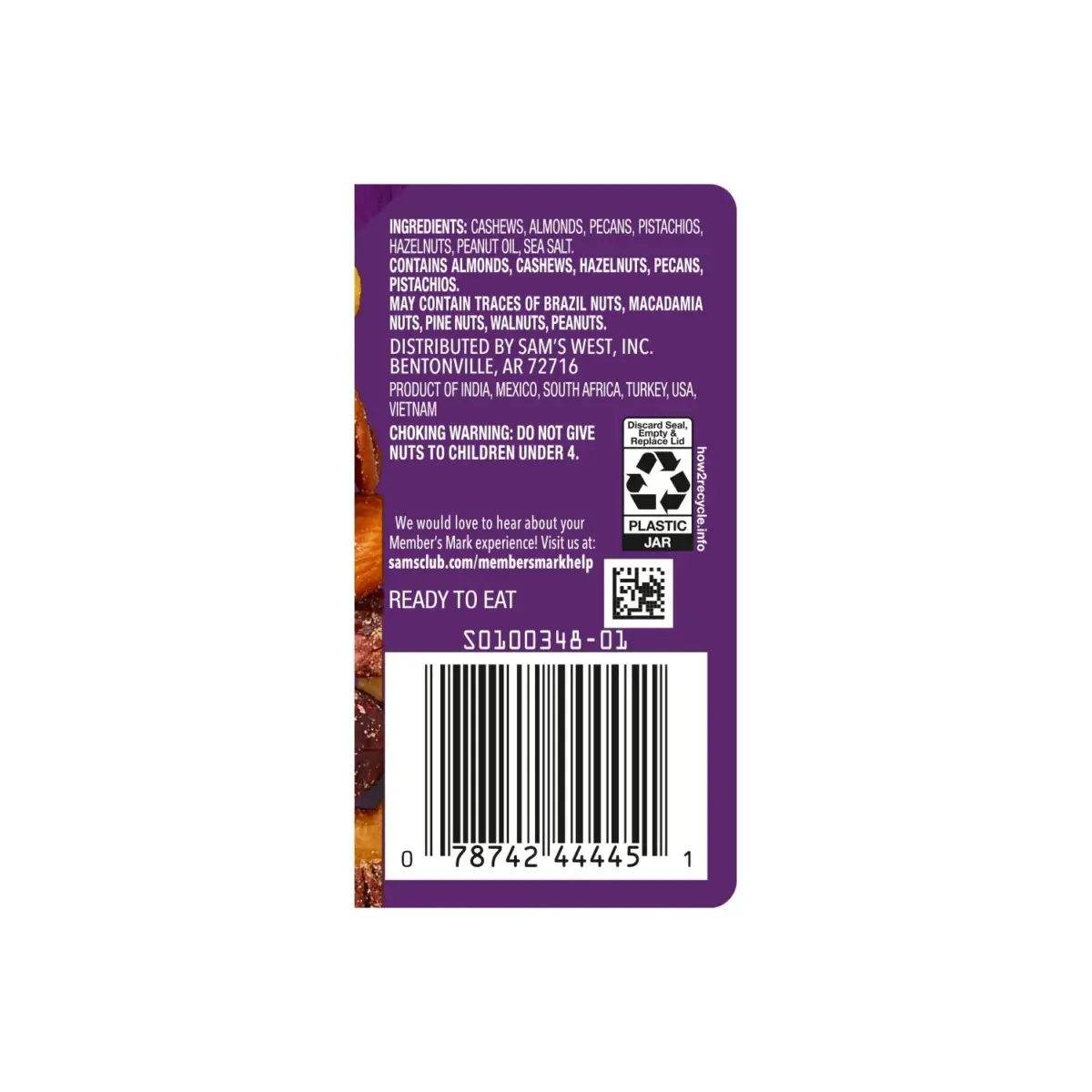 Member's Mark Deluxe Mixed Nuts with Sea Salt, 34 oz. - Image 6