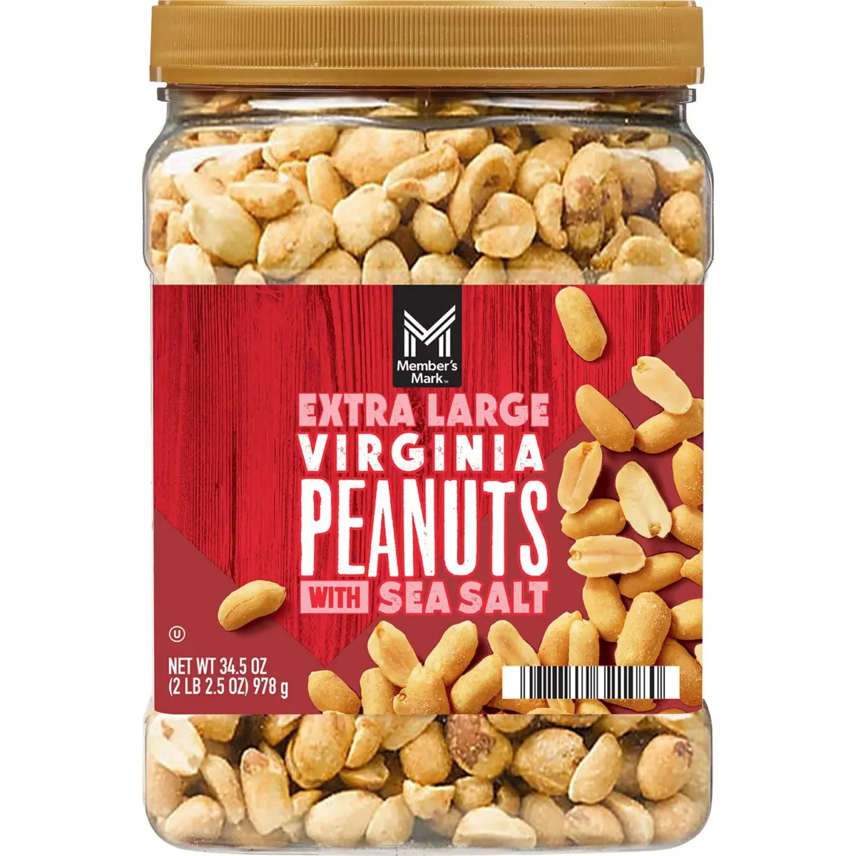 Member's Mark Extra Large Virginia Peanuts, 34.5 oz. - Image 1