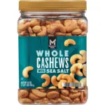 Member's Mark Roasted Whole Cashews with Sea Salt, 33 oz.