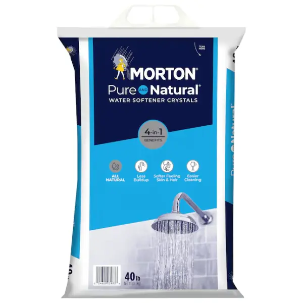 Morton 40-lb Water Softener Salt Solar crystals