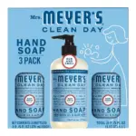 Mrs. Meyer's Clean Day Hand Soap, Rain Water Scent, 3 pk./12.5 fl. oz.