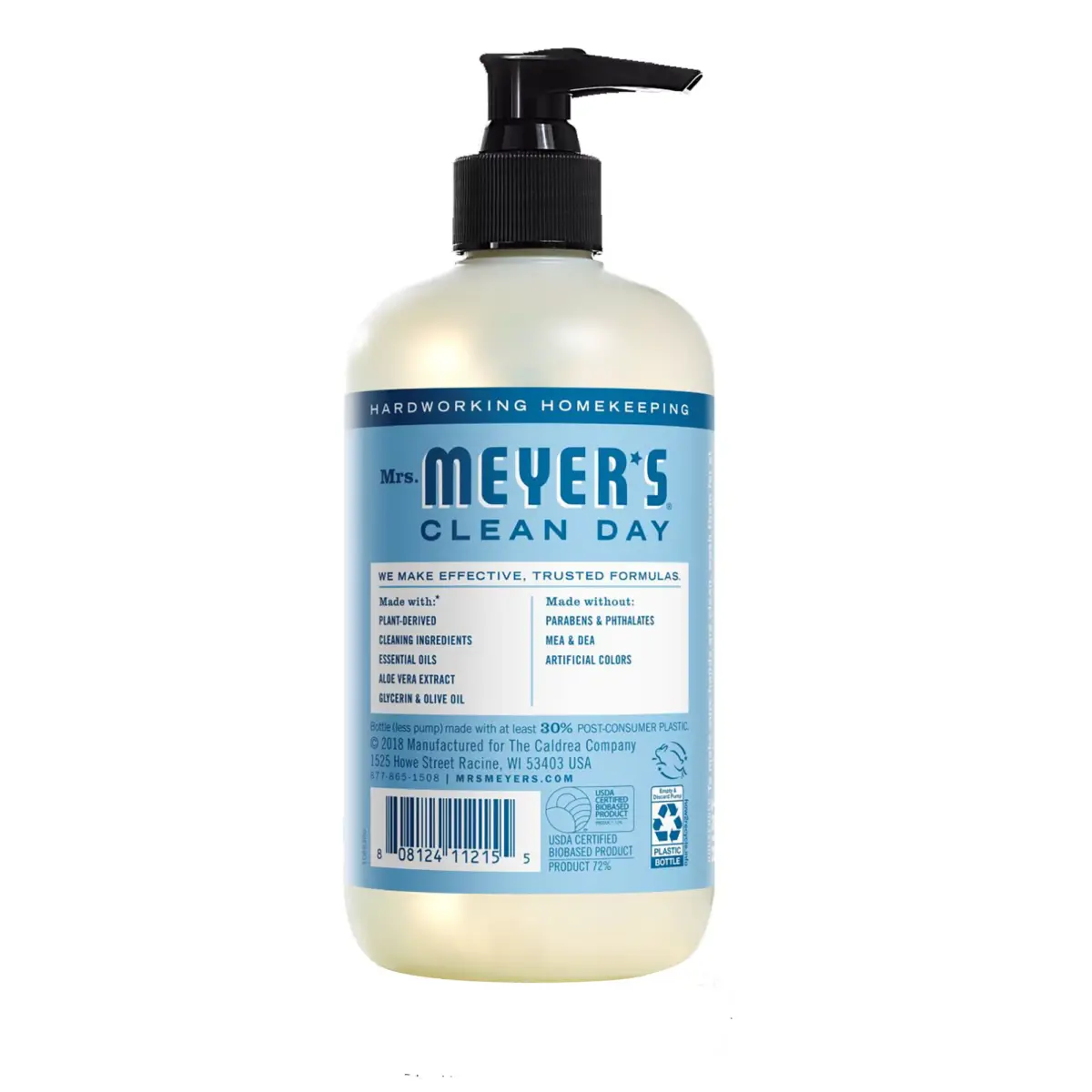 Mrs. Meyer's Clean Day Hand Soap, Rain Water Scent, 3 pk./12.5 fl. oz. - Image 3