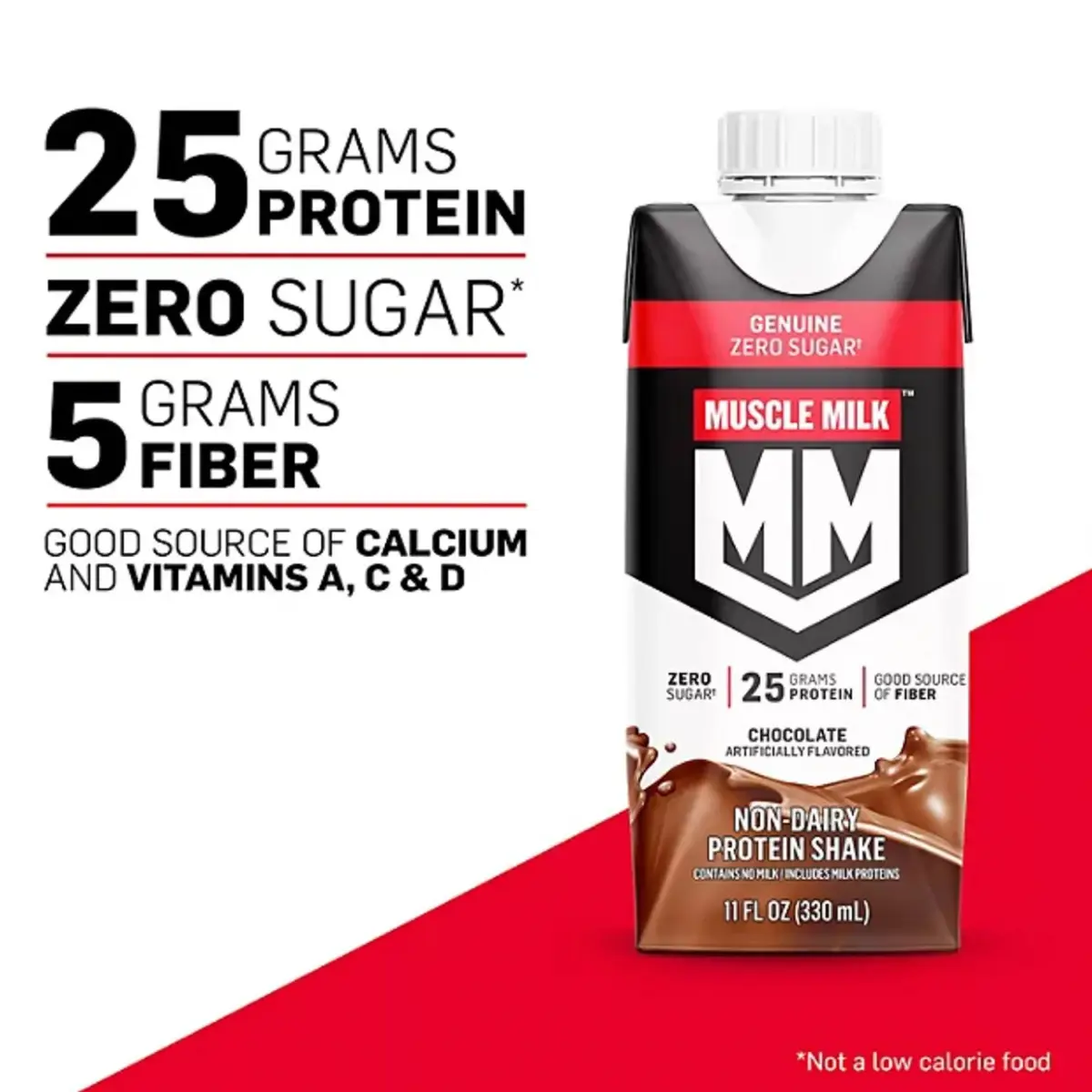 Muscle Milk 25g Genuine Protein Shake, Chocolate, 11 fl. oz., 18 pk. - Image 3