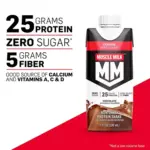 Muscle Milk 25g Genuine Protein Shake, Chocolate, 11 fl. oz., 18 pk. - Image 3