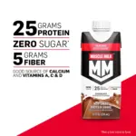 Muscle Milk 25g Genuine Protein Shake, Chocolate, 11 fl. oz., 18 pk. - Image 4
