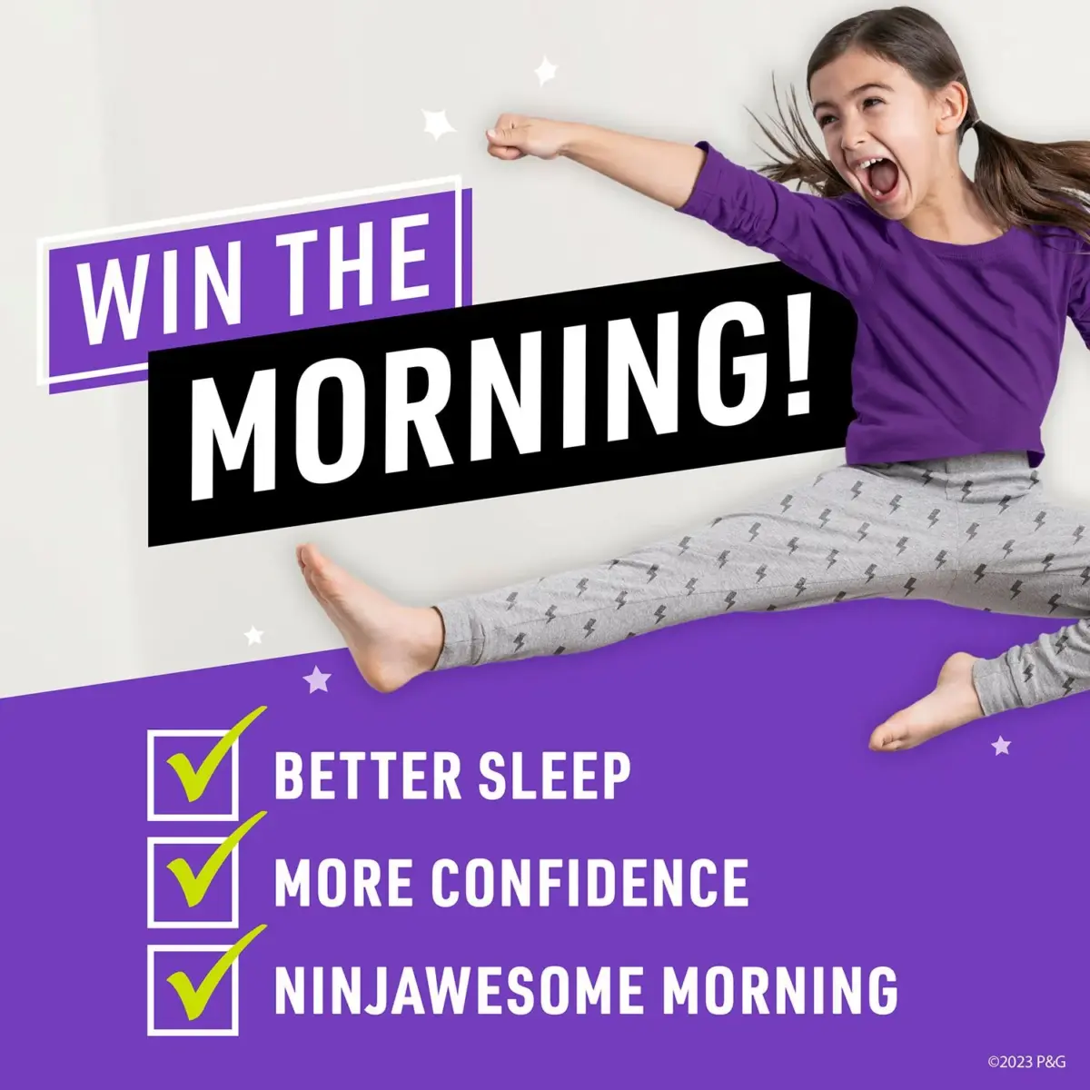 Ninjamas Nighttime Bedwetting Underwear for Girls, Sizes Small-Extra Large - Image 2