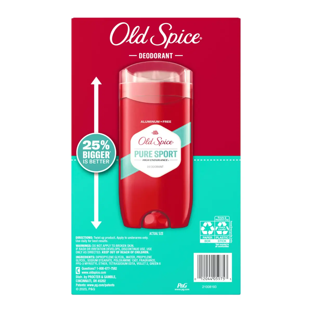 Old Spice High Endurance Deodorant for Men, 5 ct. - Image 2