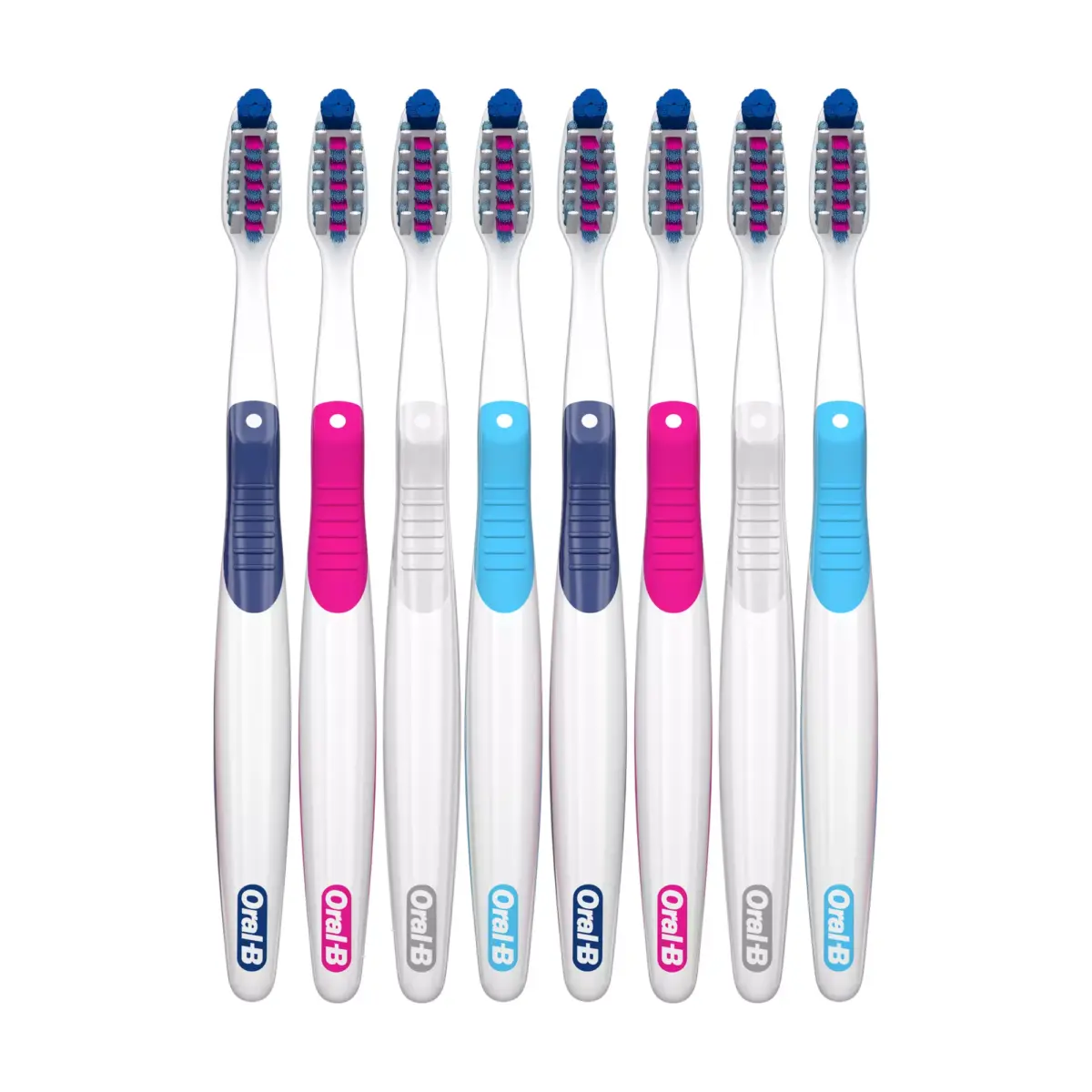 Oral-B Cross Action Manual Toothbrushes, 8 pk. - Image 3