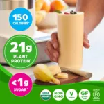 Orgain Organic 21g Plant-Based Protein Powder, Vanilla Bean 2.74 lbs. - Image 3