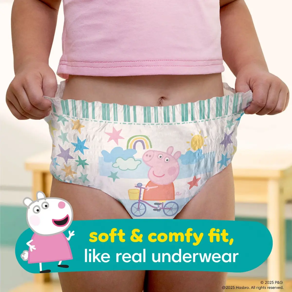 Pampers Easy Ups Training Pants Underwear, Sizes 2T-6T - Image 2