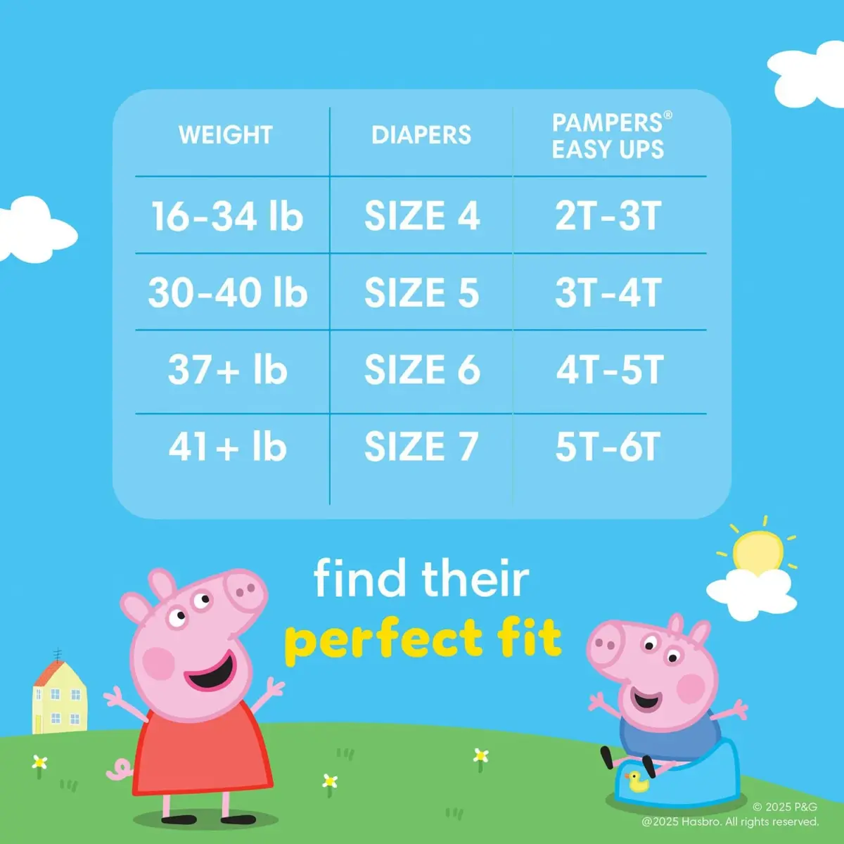Pampers Easy Ups Training Pants Underwear, Sizes 2T-6T - Image 5