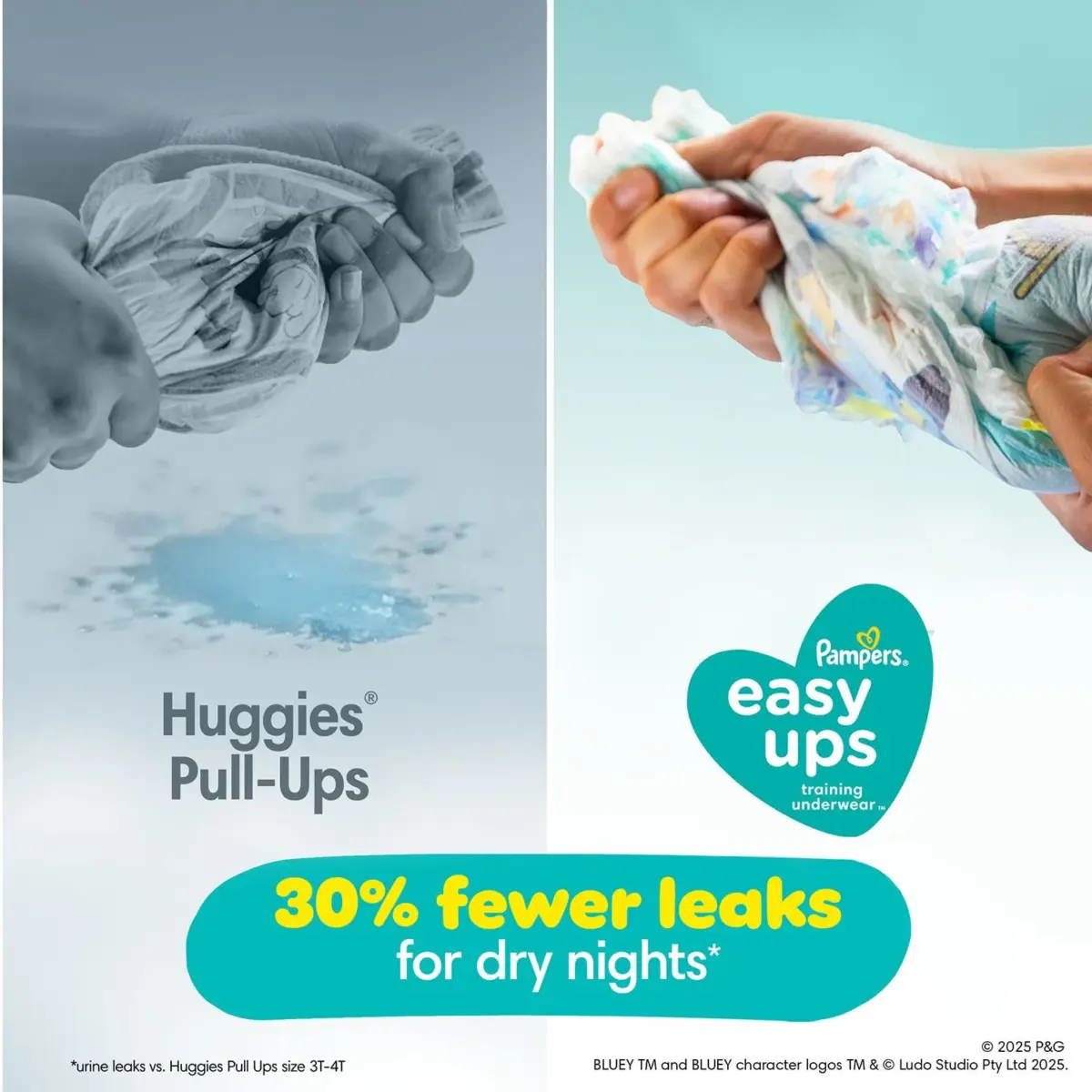 Pampers Easy Ups Training Pants Underwear, Sizes 2T-6T - Image 9