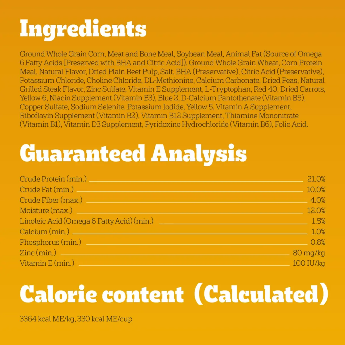 Pedigree Complete Nutrition Grilled Steak & Vegetable Flavor Dry Dog Food, 44 Lb Bag - Image 7