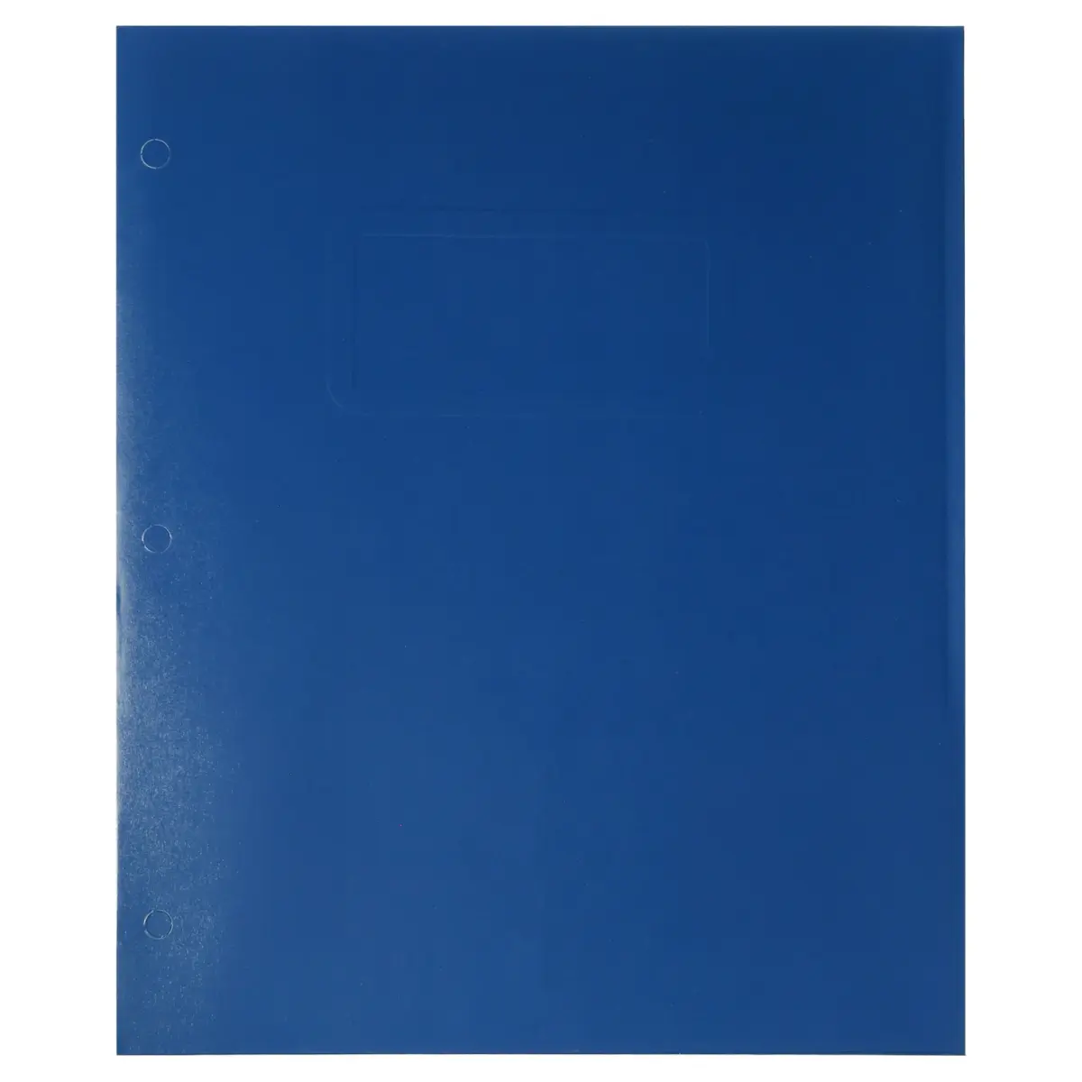 Pen+Gear Letter Size 2-Pocket Paper Folder, Blue - Image 1