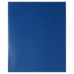 Pen+Gear Letter Size 2-Pocket Paper Folder, Blue