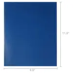 Pen+Gear Letter Size 2-Pocket Paper Folder, Blue - Image 3