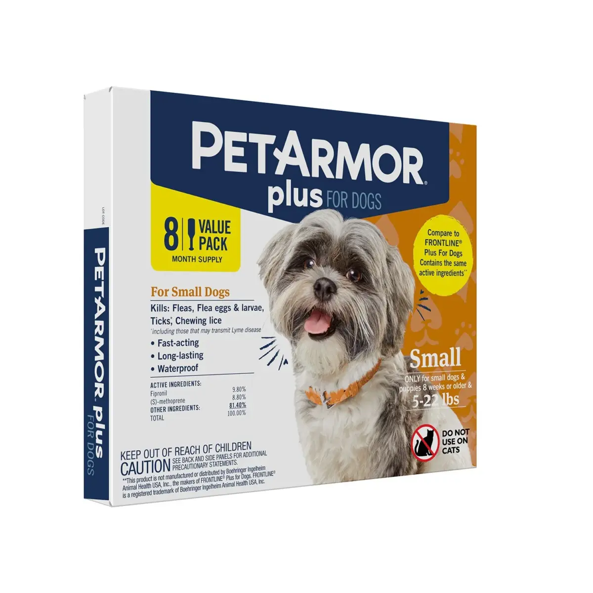 PetArmor Plus Topical Flea and Tick Prevention for Dogs, 8-Month Supply, Choose Size - Image 5