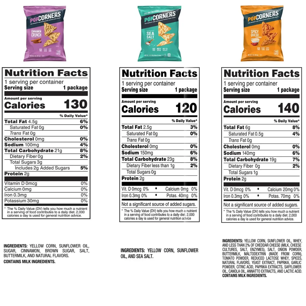 PopCorners Variety Pack Chips, 1 oz, 28 ct. - Image 5