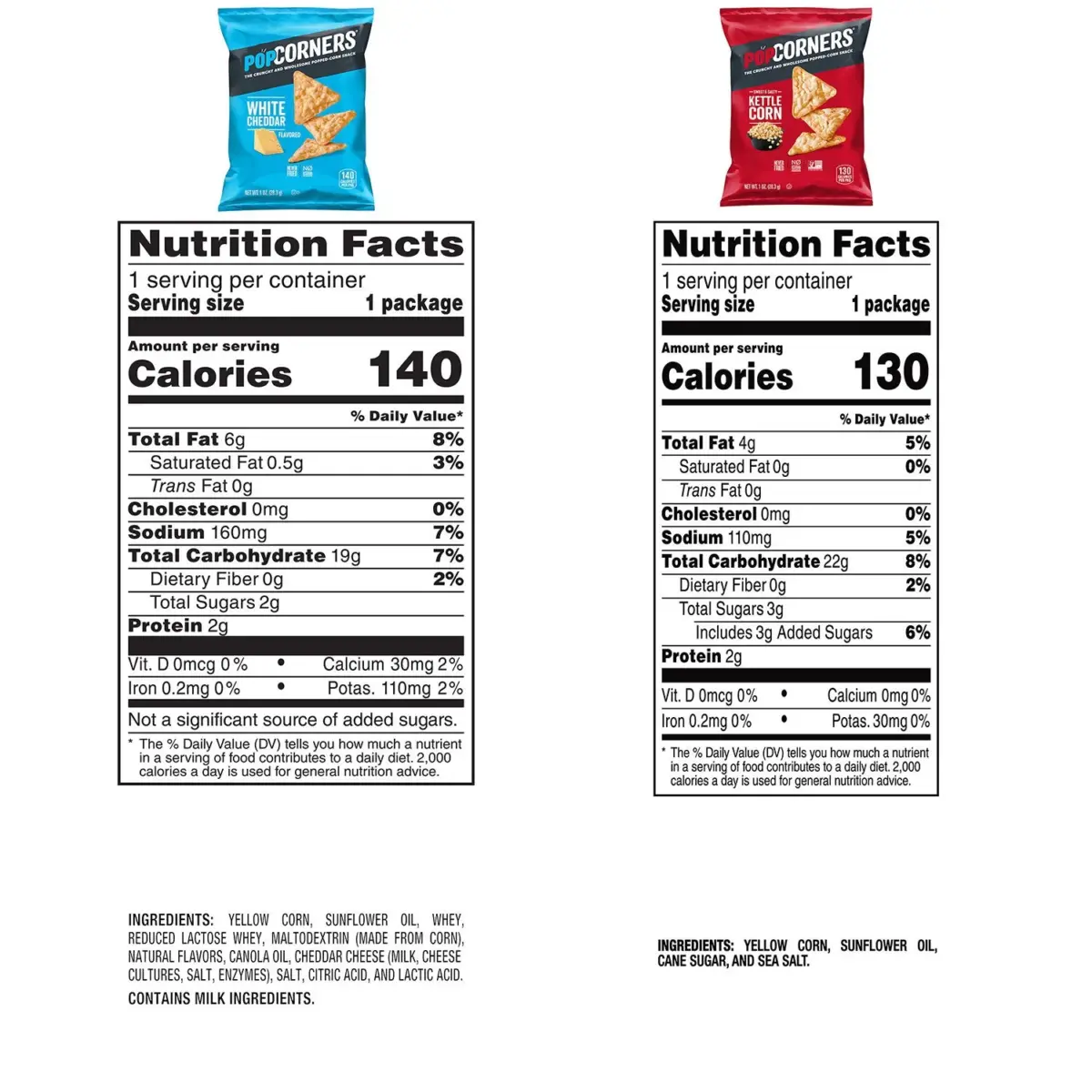 PopCorners Variety Pack Chips, 1 oz, 28 ct. - Image 3