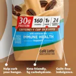 Premier Protein 30g High Protein Shake, Café Latte 11 fl. oz., 15 pk. - Image 3