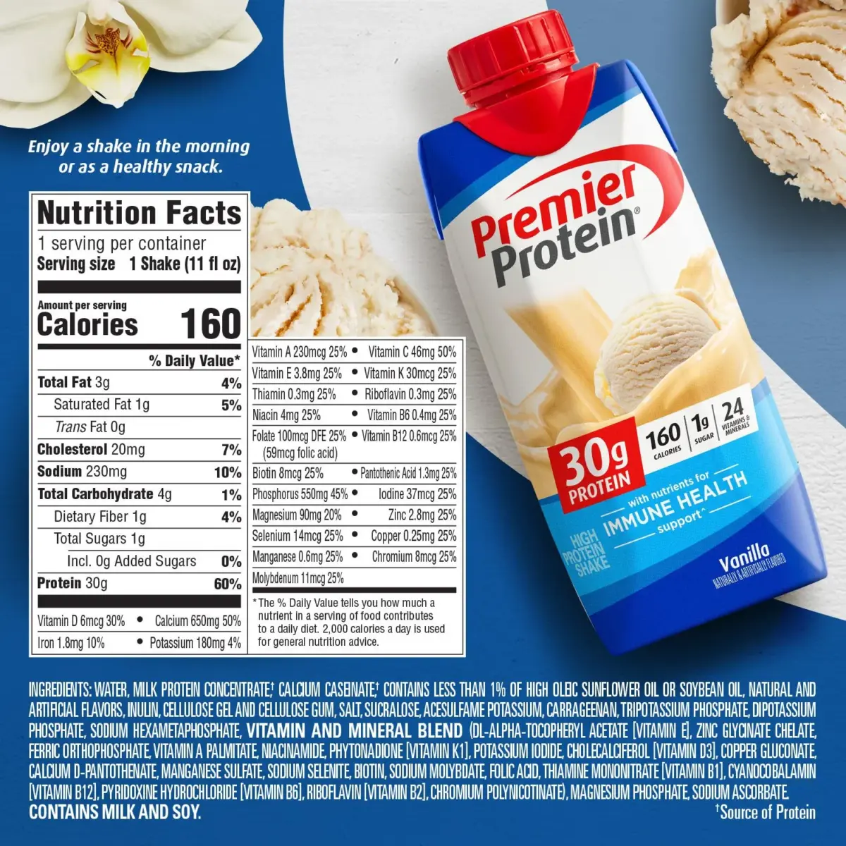 Premier Protein 30g High Protein Shake, Vanilla, 11 fl. oz., 15 pk. - Image 4