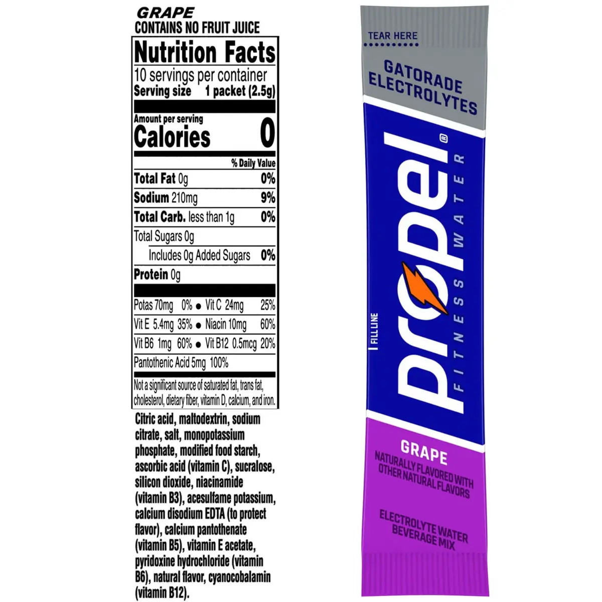 Propel Powder Variety Pack, 0.08 oz., 40 pk. - Image 6