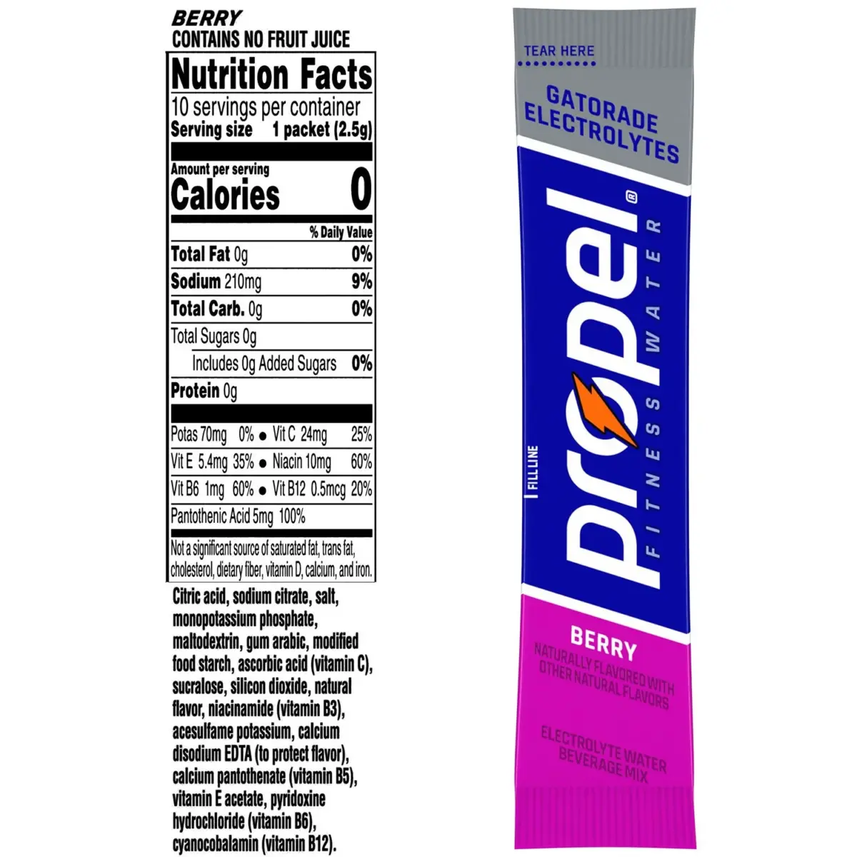 Propel Powder Variety Pack, 0.08 oz., 40 pk. - Image 9