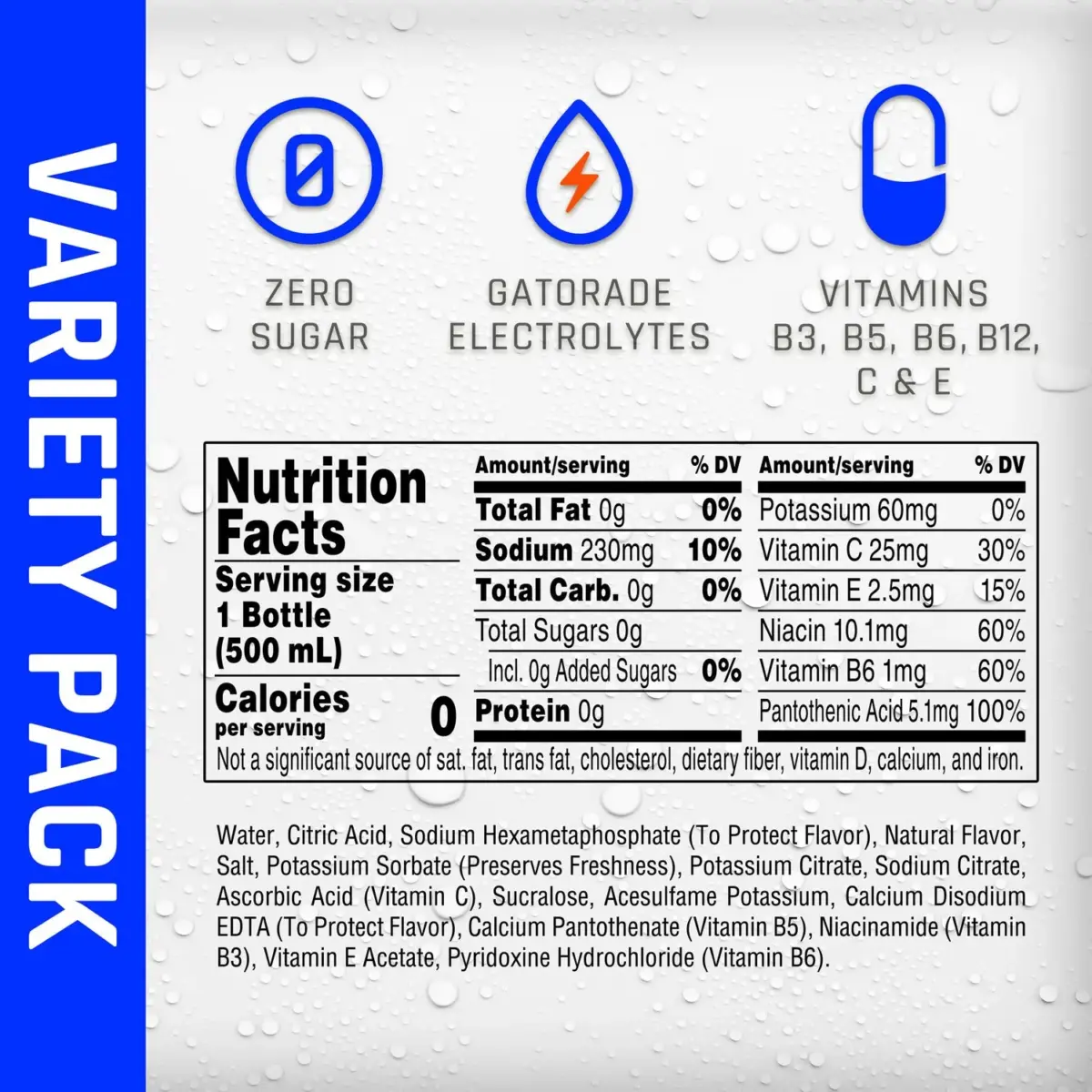 Propel Zero Water Variety Pack 16.9 fl. oz., 24 pk. - Image 8