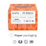 Pura Sensitive Soft Sustainable Baby Diapers Size 1, 32 Count (Choose Your Size and Count) - Image 7