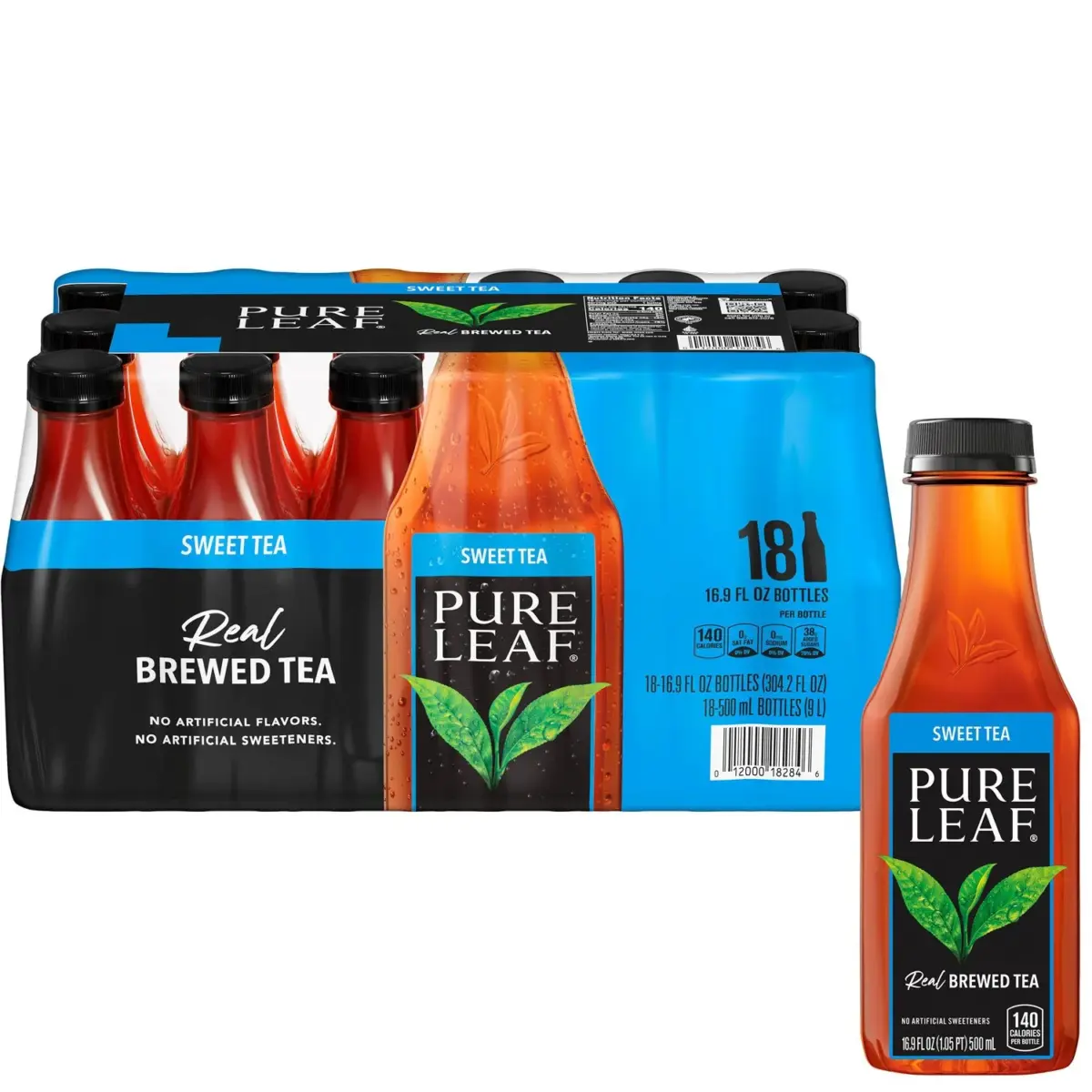 Pure Leaf Real Brewed Tea Sweet Tea 16.9 fl. oz., 18 pk. - Image 1