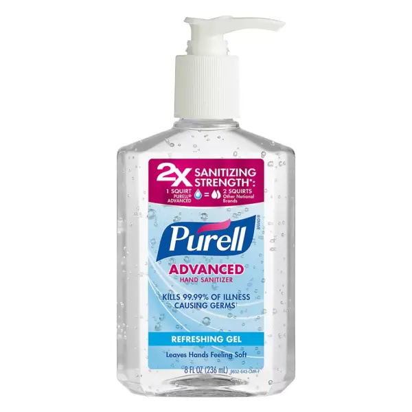 Purell Advanced Hand Sanitizer Refreshing Gel, 8 oz.